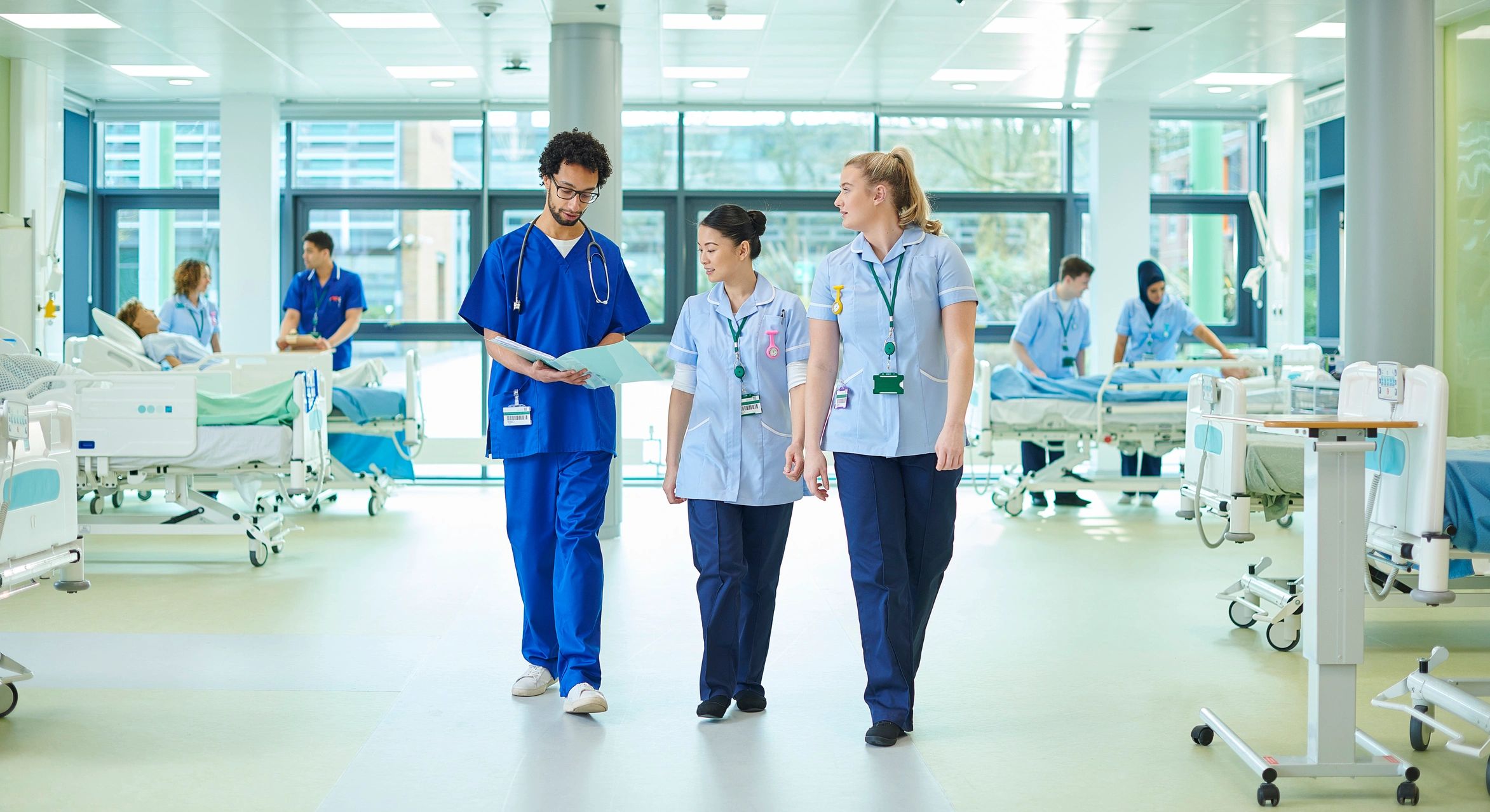 Healthcare team in a medical environment