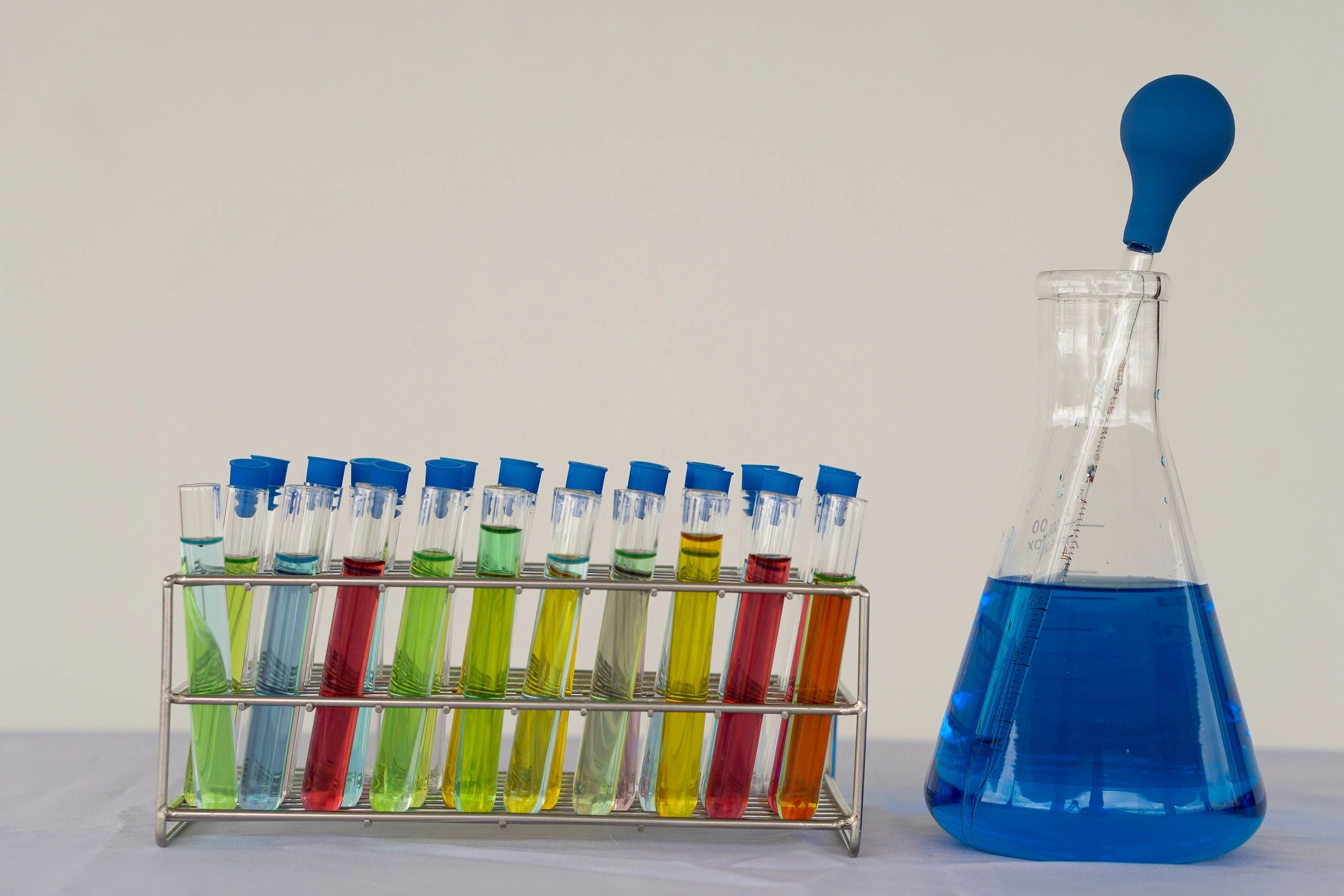 Blue-toned medical laboratory technology