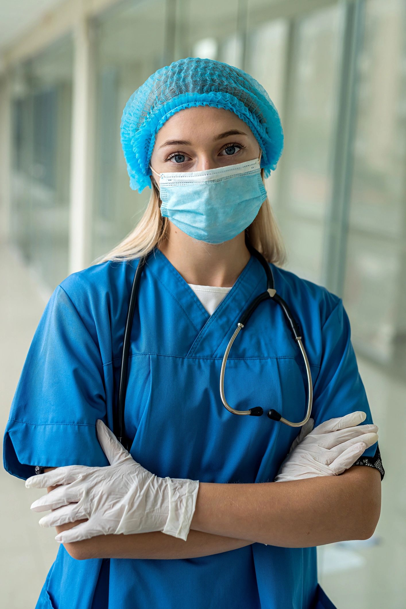 Portrait of program contributor in clinical setting