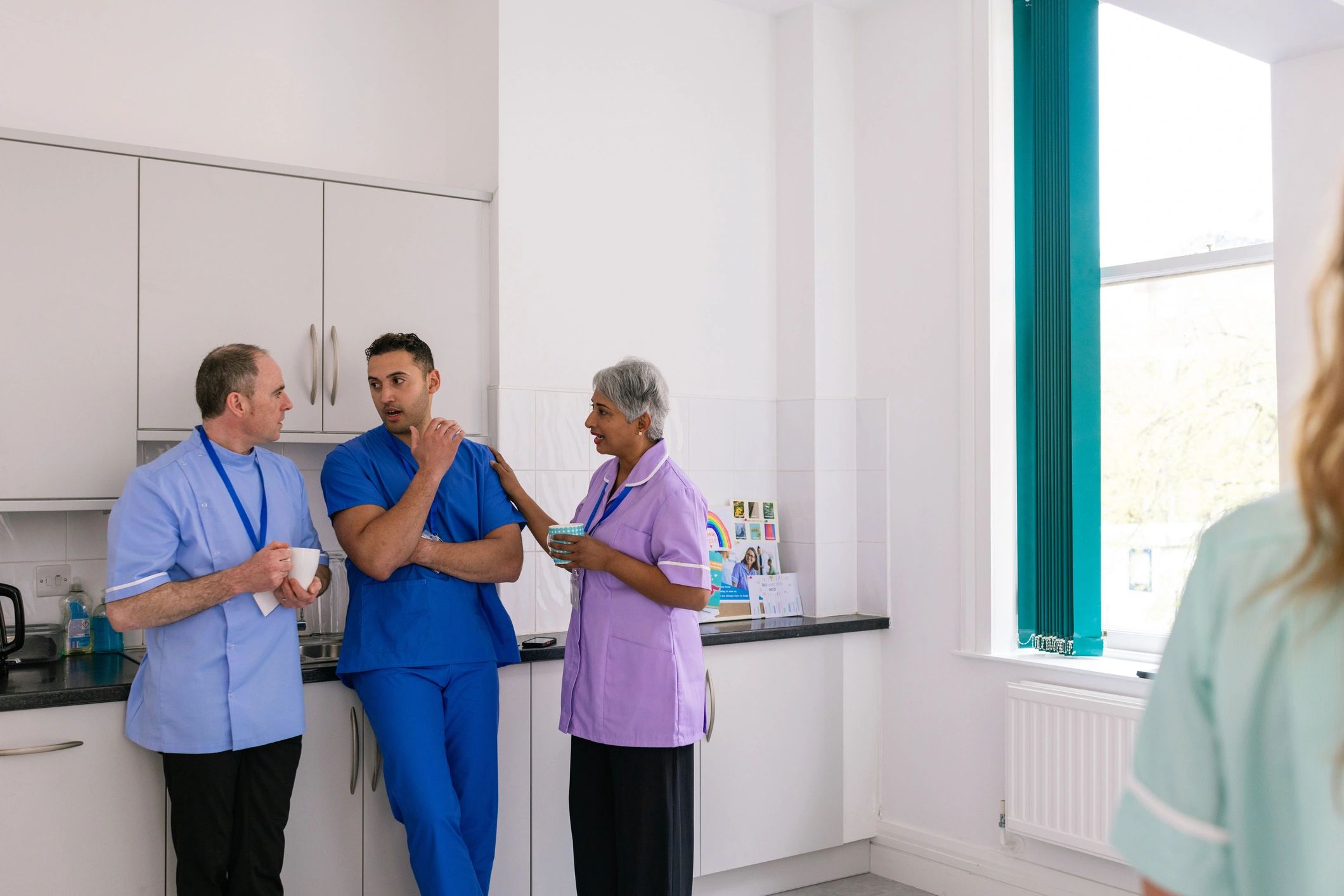 Medical professionals participating in an educational workshop