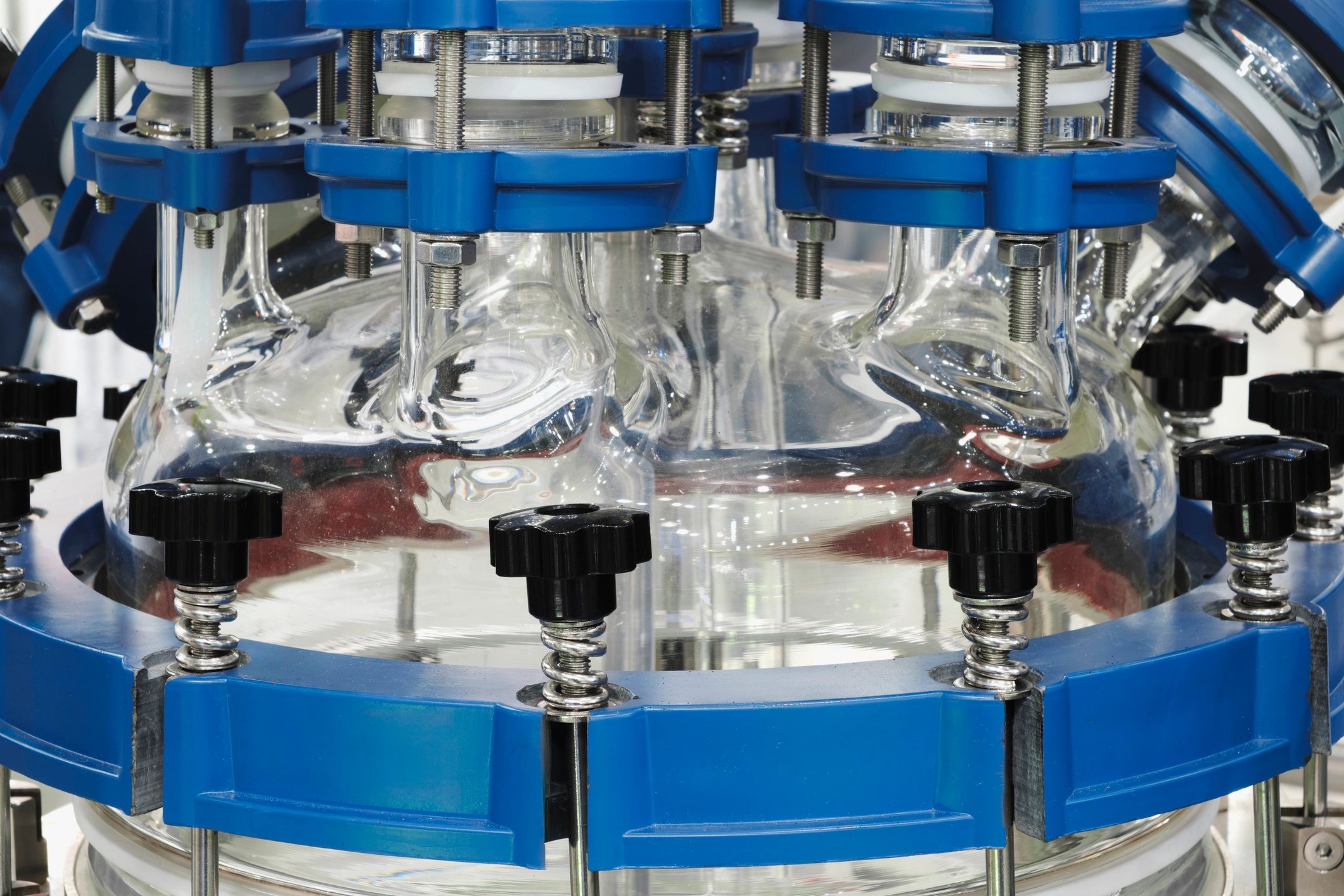 Medical product and laboratory equipment close-up